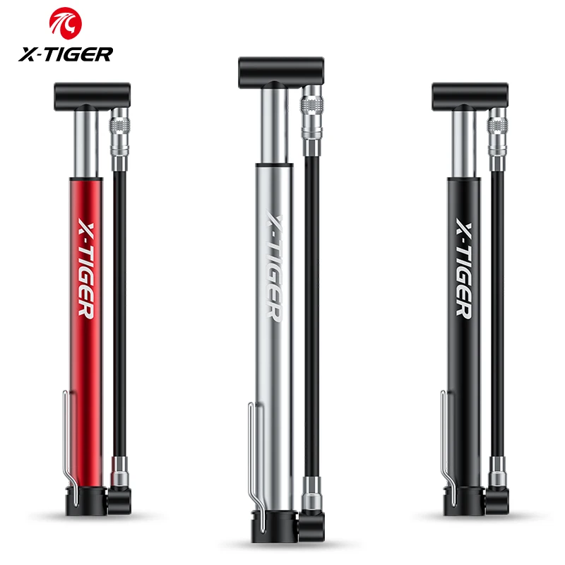 XTIGER Bike Pump 130Psi HighPressure Bicycle Inflator Aluminum