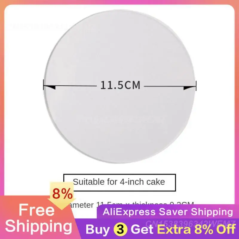 Alzata Per Torta Multifunzionale Tavola Per Torta Rotonda Durevole Riutilizzabile Prodotti Per La Casa Accessori Per La Cottura Facile Da Usare Bianco