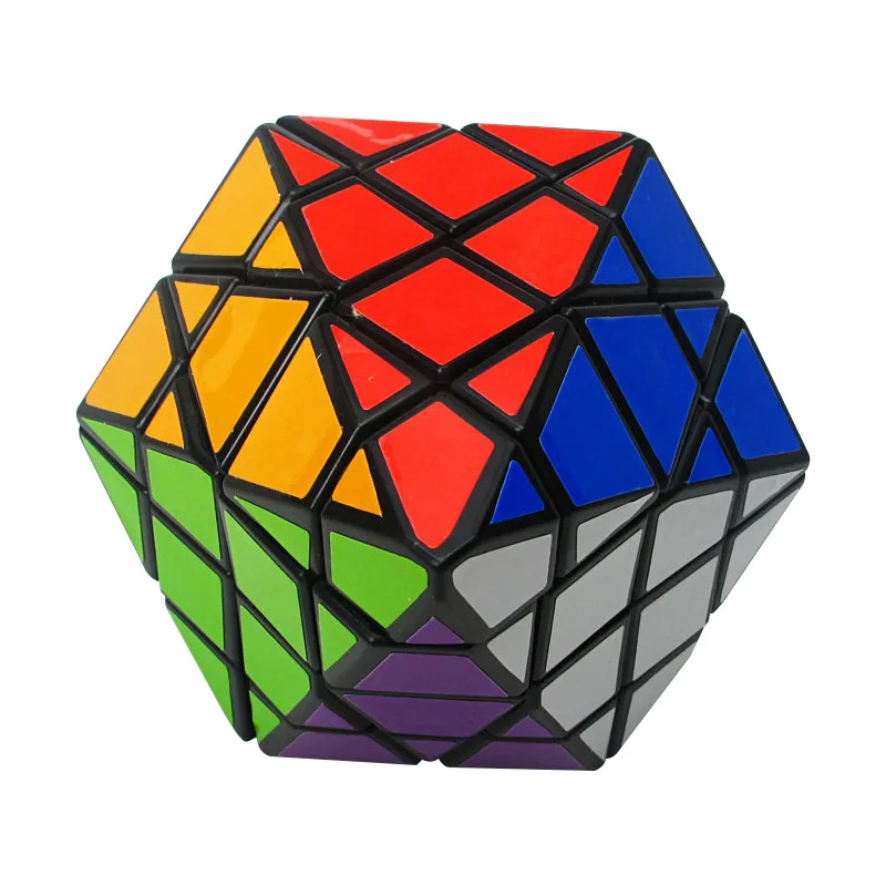 Diansheng Strange Shape Magic Cube Diamond UFO Cylindrical High Difficulty Cube Educational Toy Brain Teaser Twisty Puzzle