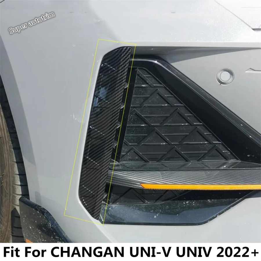 

Car Front Bumper Air Knife Fog Lights Lamps Eyebrow Eyelid Cover Trim For CHANGAN UNI-V UNIV 2022 2023 Accessories Exterior Kit