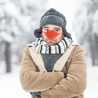 1pc Wool Weaving Nasal Mask Nose Cover Nose Warmer Cover Outdoor Antifreeze Nasal Protector Guard Nose Warmer Shield 1