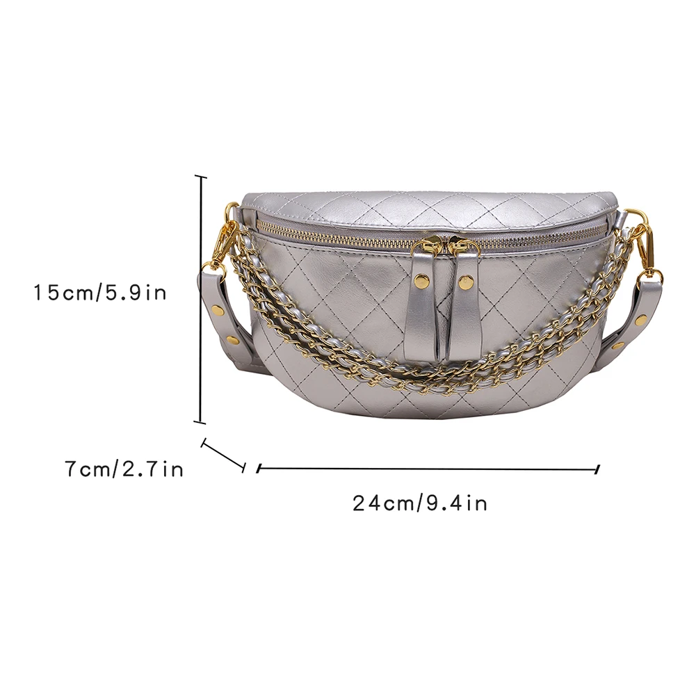 Sling Bag PU Leather Chest Bag Crossbody Shoulder Bag For Men Women (Random  Style Send)