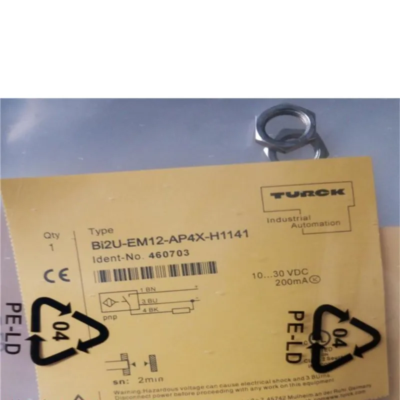 

Датчик приближения BI2U-EM12-AP6X-H1141 PNP NO 100%, Новый, высокого качества