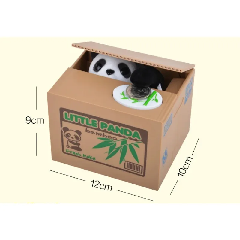 Chatora Little Panda Itazura Automated Steal Coin Piggy Bank Savings Box
