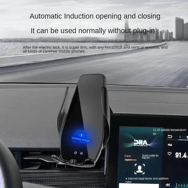 Wireless Car Phone Holder Charger for Navigation