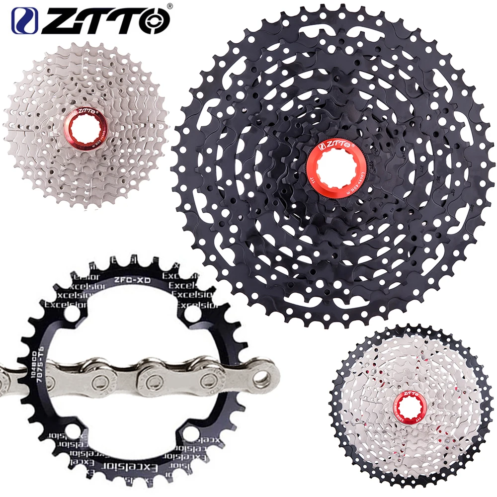 Ztto Mtb 9 Speed Bicycle Cassette Chain Mountain Bike Crank Chainwheel