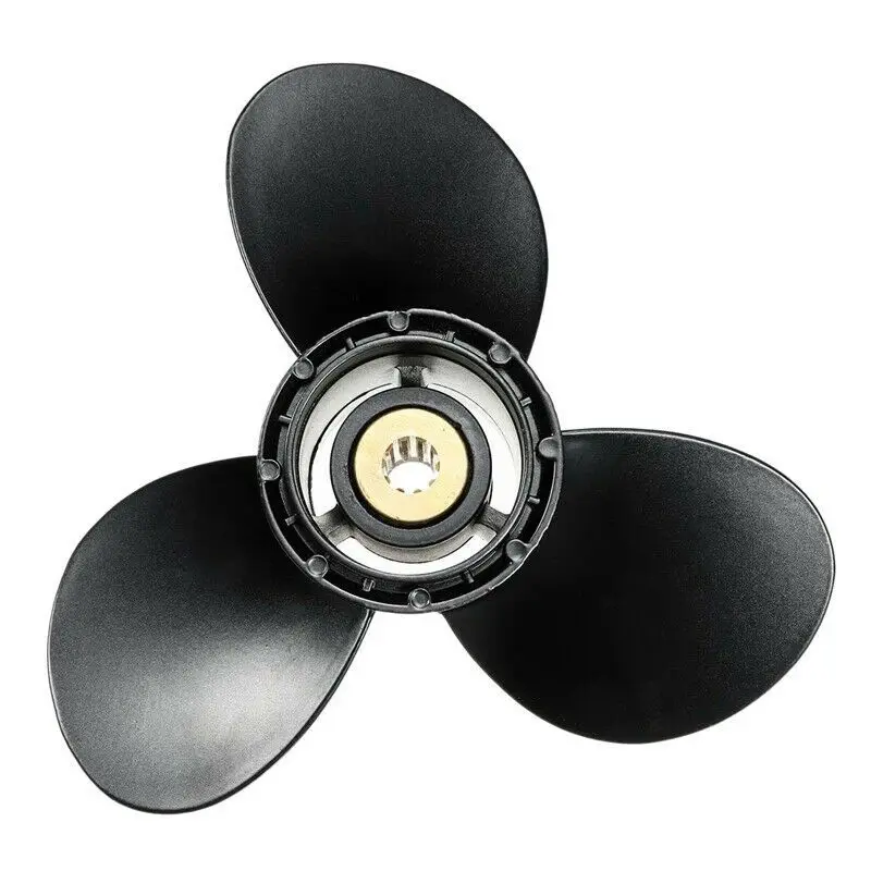 

Подвесной Пропеллер для лодки 9 1/4x9, подходит для 8-20HP 58100-93723-019, Морской Пропеллер из алюминиевого сплава с 10 шлицевыми зубьями
