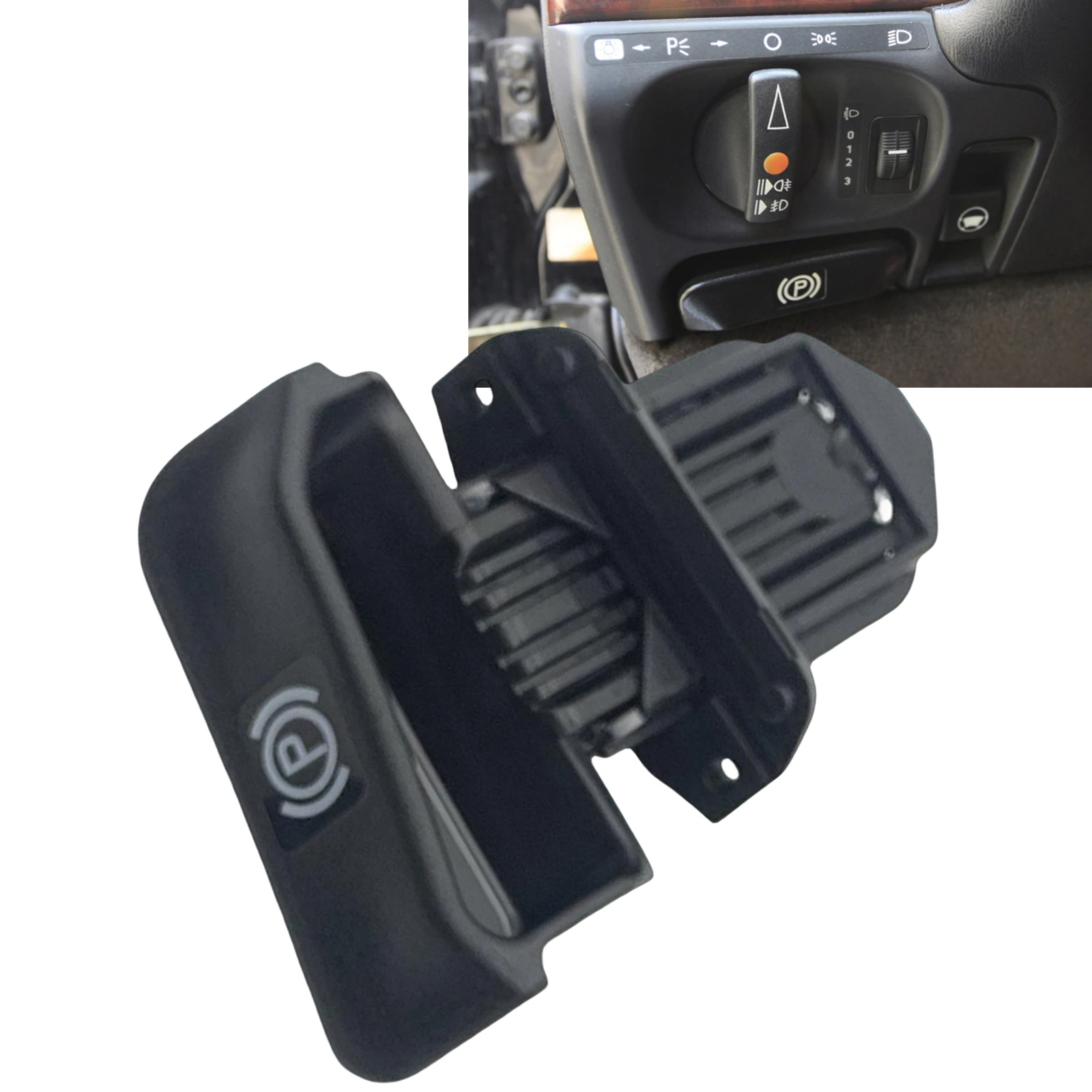 InteriorParkingHandbrakeReleaseLeverHandleHandBrakeBaseCover