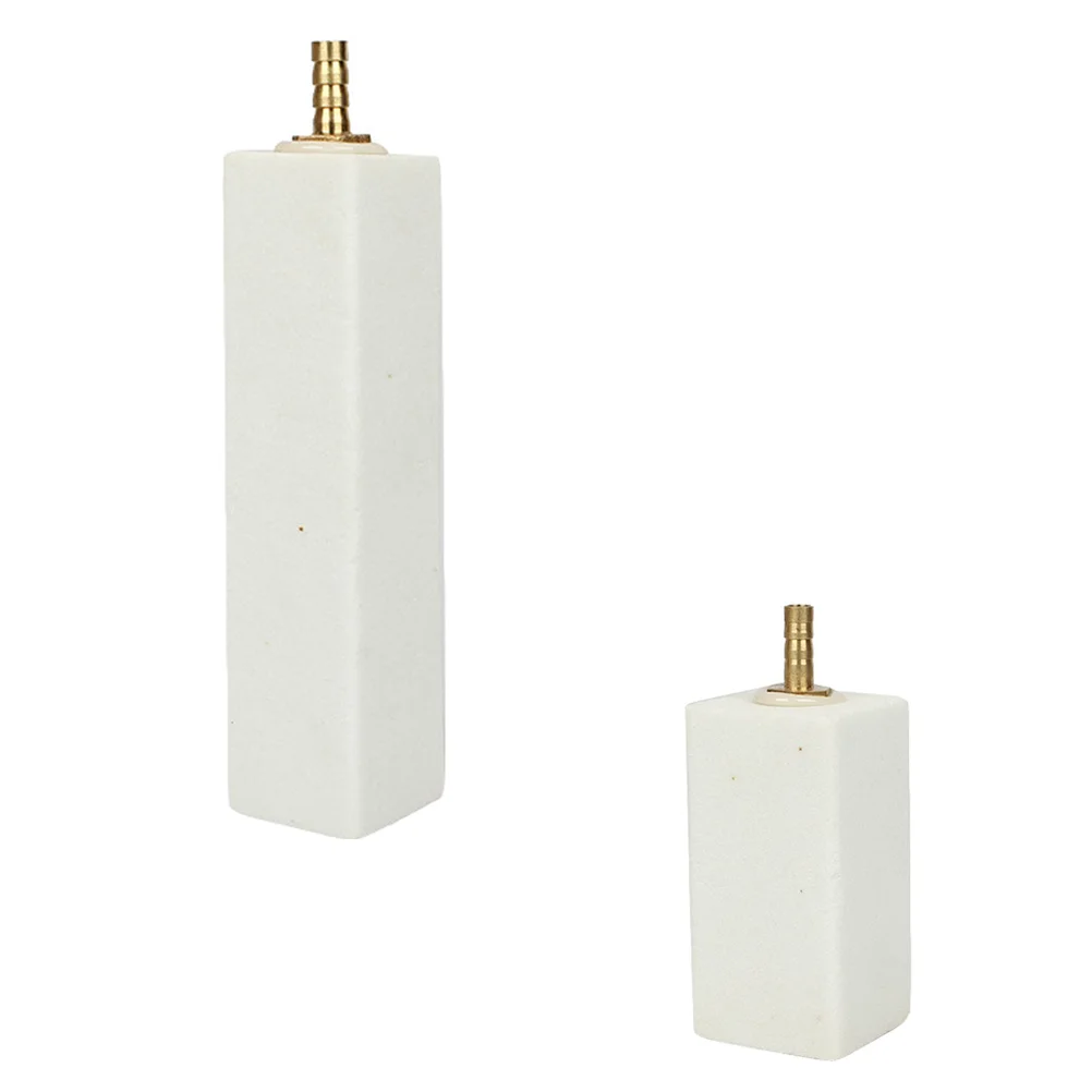 

2PCS Fish Tank Pump Air Stone Nano White Bubble Diffuser (S+M)