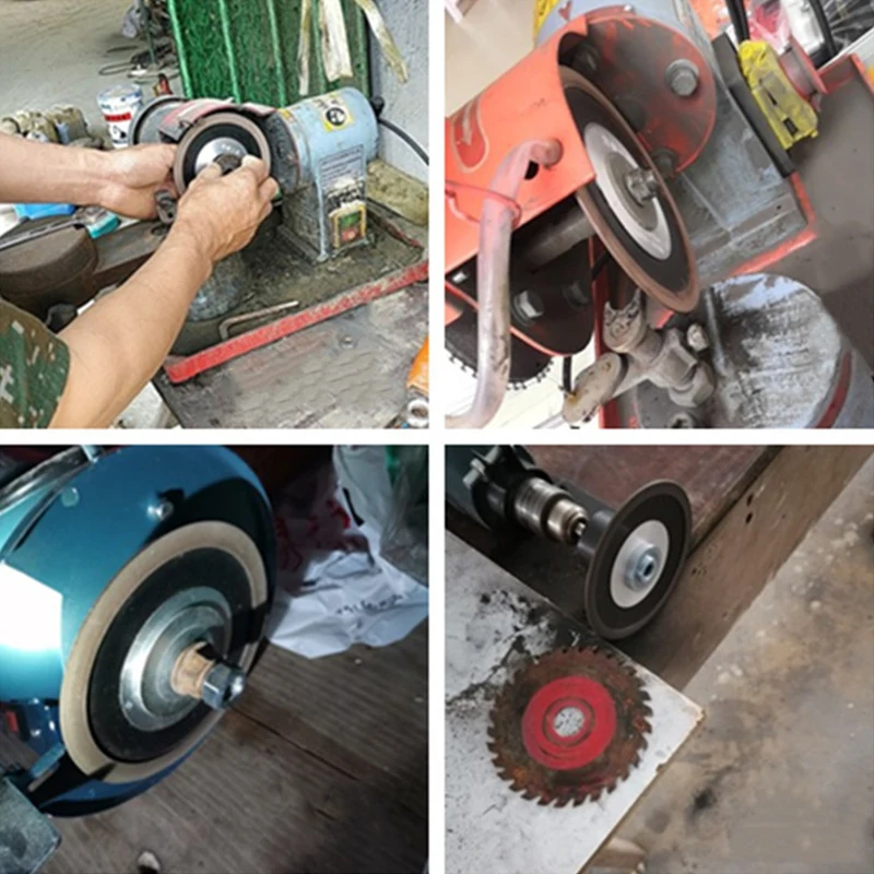100mm/125mm/150mm Diamond Grinding Wheel Grinding Circle for Tungsten Steel Milling Cutter Tool Sharpener Grinder Grit 150-320