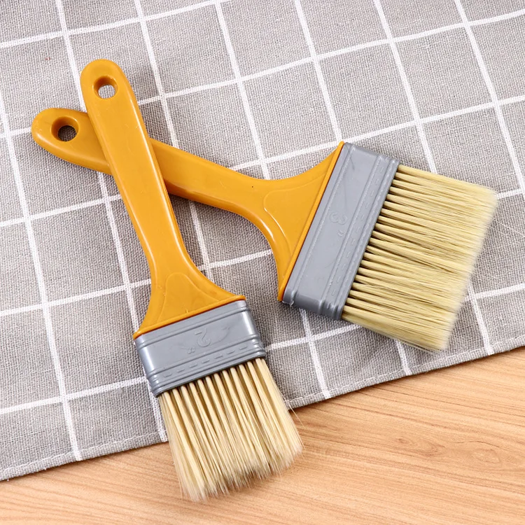 1/2/3/4/5Inch Paint Brush Home Decoration Paint Brush Plastic Handle Soft Hair Wall and Furniture Tool