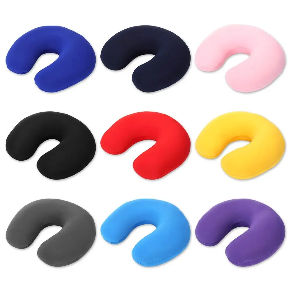 Soft U-shaped Pillow Slow Rebound Head Rest Neck Support Neck Pillow Travel Pillow Memory Foam slow rebound memory cotton butterfly shaped pillow enhanced comfort and support for a restful sleep