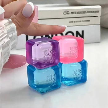 Nuovo Set di Cubi Antistress Needoh Nice Ice Baby, Confezione da 4, Giocattoli Sensoriali Super Solidi Non Tossici per ADHD e Autismo
