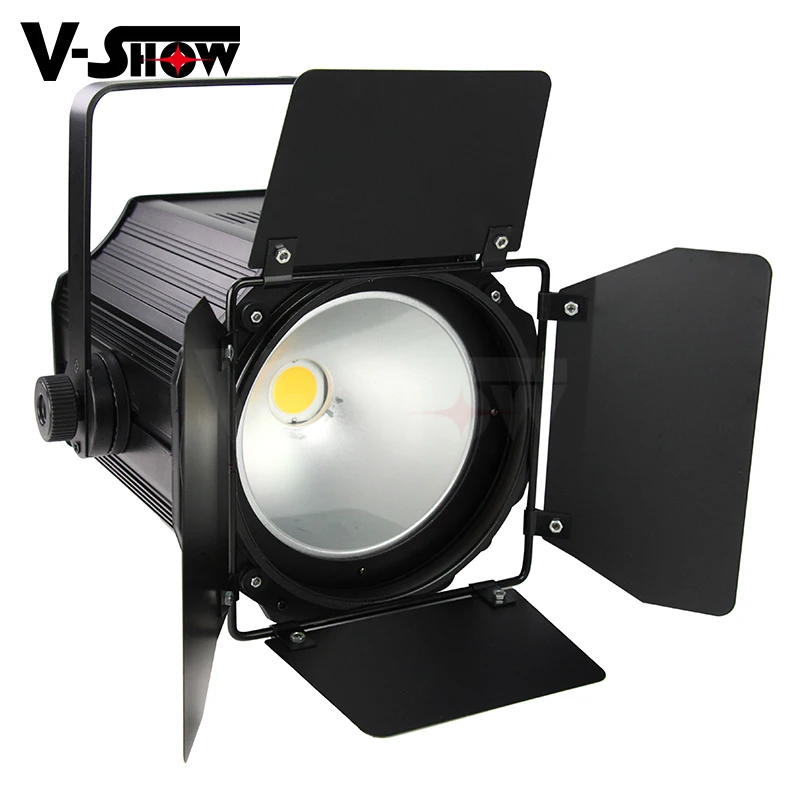 

200W COB LED Studio Par Light (WW) Stage With Barndoor for disco dmx dj equipment