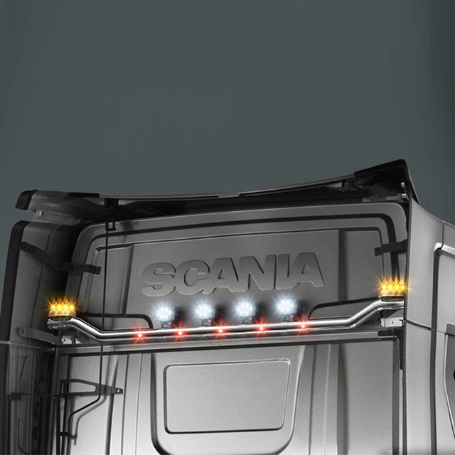 LED-Dach Dreh licht Engineering Warnleuchte Kit für 770 Tamiya RC LKW  Anhänger Kipper Scania s