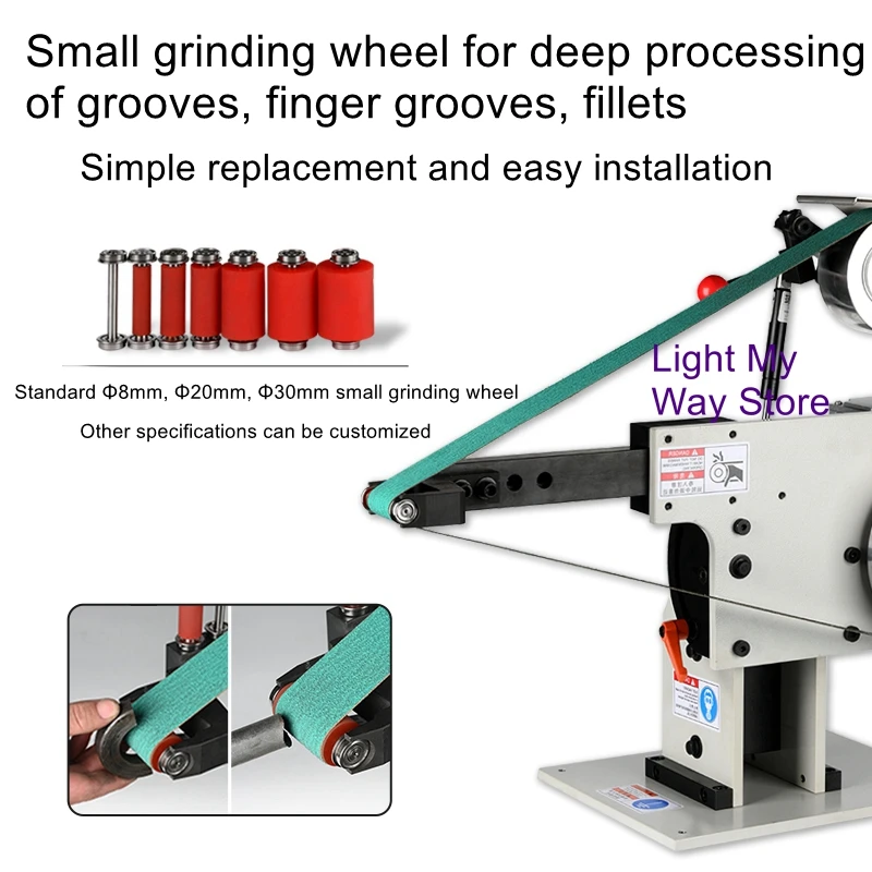 Amoladora de correa de acero inoxidable, robot de molienda de soporte automático multifunción