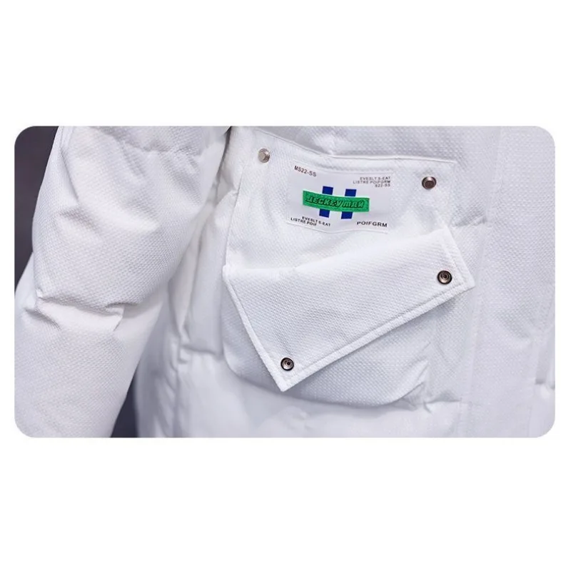 2023 New Women Down Jacket Winter Coat Female Keep Warm Thick Parkas Fashion Age Reduction Hooded Outwear Short Loose Overcoat