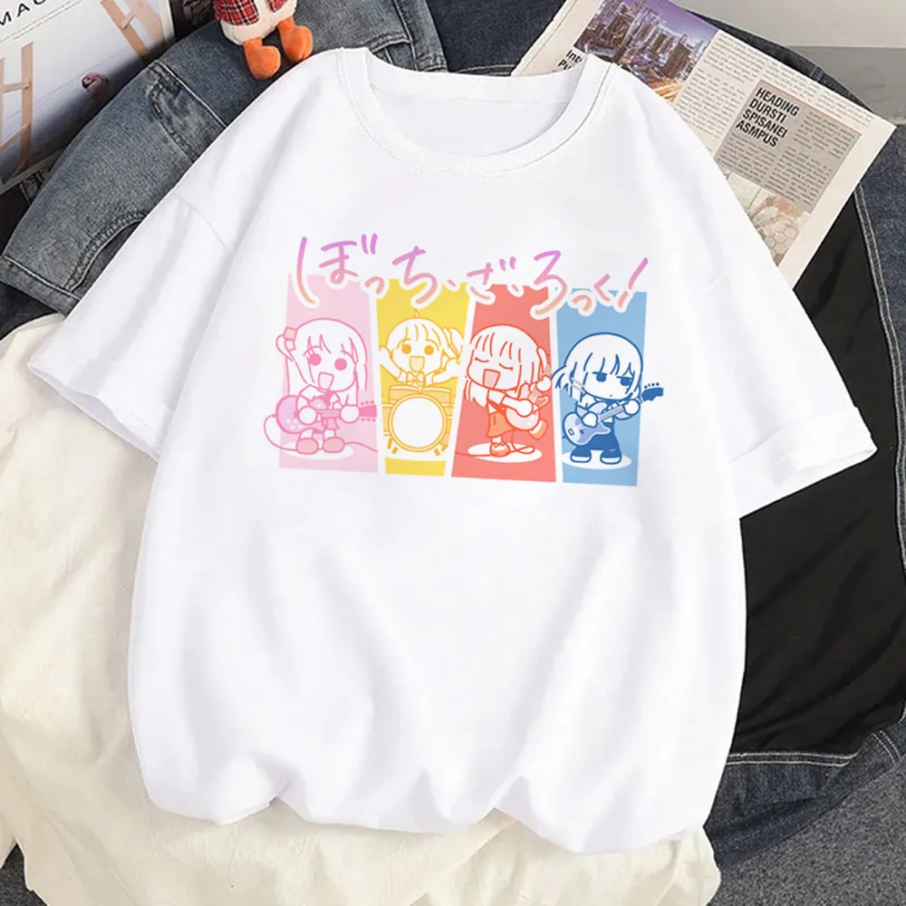 

Bocchi the Rock! Hitori Bocchi женская футболка harajuku Японская футболка женская дизайнерская одежда в стиле Харадзюку