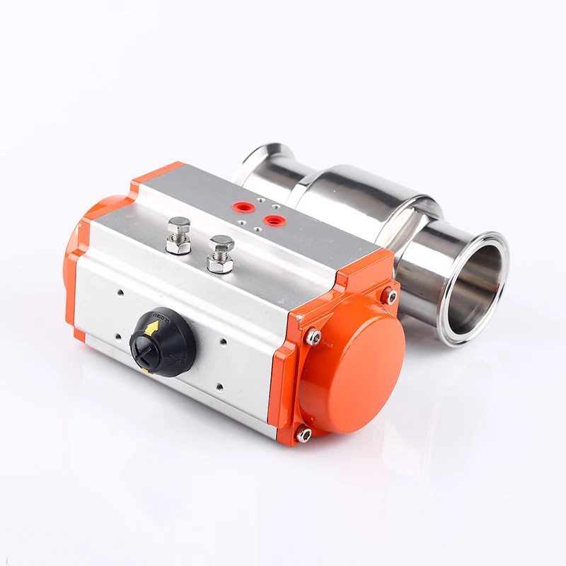 บอลวาล์วสุขาภิบาล 25 มม. Tri Clamp Ferrule Type แพลตฟอร์มสูง 1