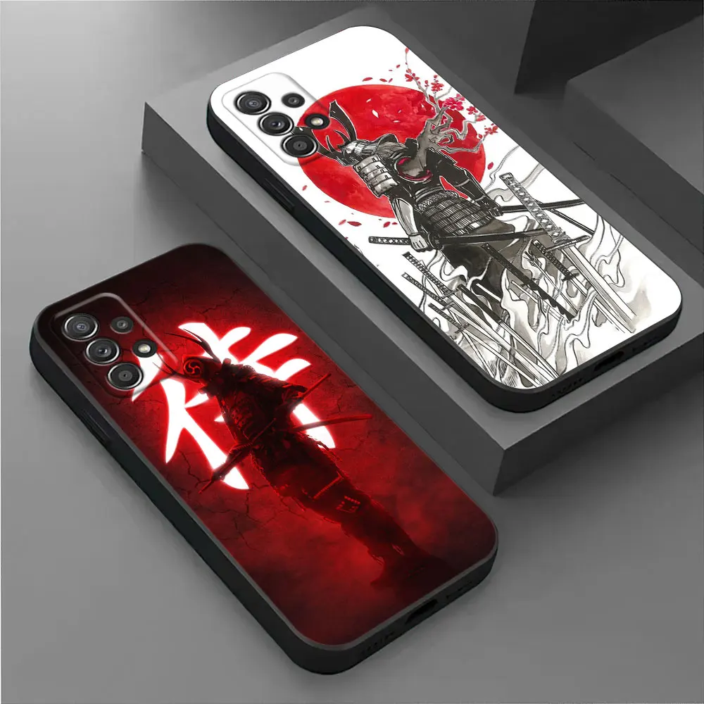 Samurai Demon Anime Soft Cover Case - Japan-Inspired Design
