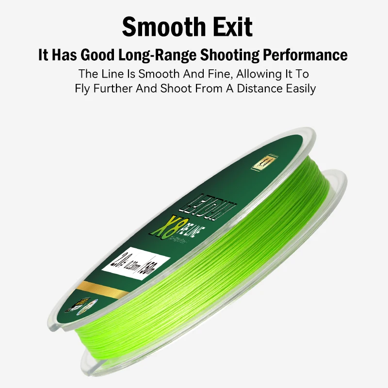 Leydun Micro Fishing Lines 8 Strands Braided PE 150m Japan Smooth