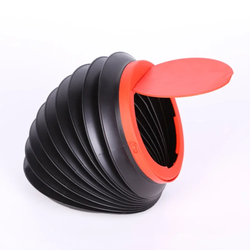 4L Foldable Car Multifunctional Telescopic Waste Bins Storage Bucket with Lid Portable Trash Can Household Kitchen Car Supplies