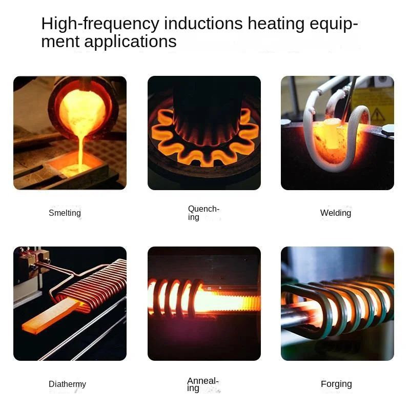 High-frequency Induction Heating Machine 15KW 220V Induction Heater Silver Gold Melting Furnace forging tools