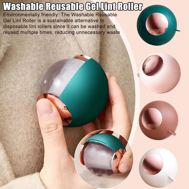 Lint Roller Hair Remover Ball Reusable Gel Lint Roller For Pet Hair  Upgrading Reusable Lint Rollers Washable Sticky Roller Ball