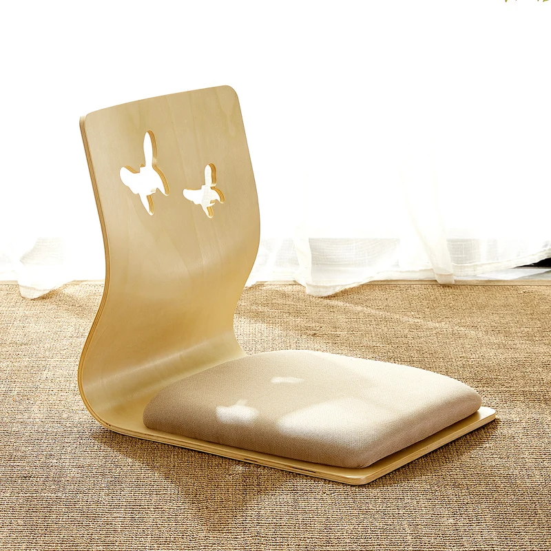 Tatami Chair Traditional Japanese and Korean Zaisu Seating Legless Tatami Floor Chair Asian Living Room Furniture Authentic Ambiance