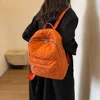 Quilted School Backpack for Women Girls Puffer Schoolbag Padded Laptop Backpack for Travel Shoulder Bag Mochila Knapsack 2023 4