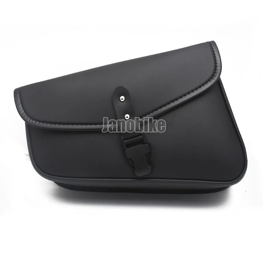 Motorcycle Faux Leather Tool Luggage Side Saddlebag Saddle Bag For Harley Sportster Bobber Honda Yamaha Universal