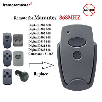 Marantec 868mhz 차고 문짝 명령 복제기, Marantec 디지털 D302 D304 382 384 868 원격 차고 게이트 제어