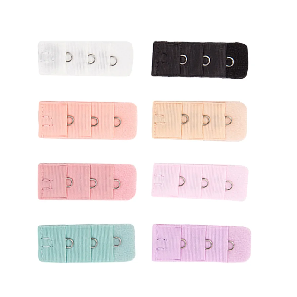 

Women Bra Extenders Elastic Brassiere Practical Rows Button Underwear Accessory Extensive Buckles Extension Hooks