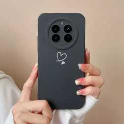 Colorful Hearts Soft Liquid Silicone Phone Case - Full Protection Back Cover for Realme 13ProPlus (TYB3)