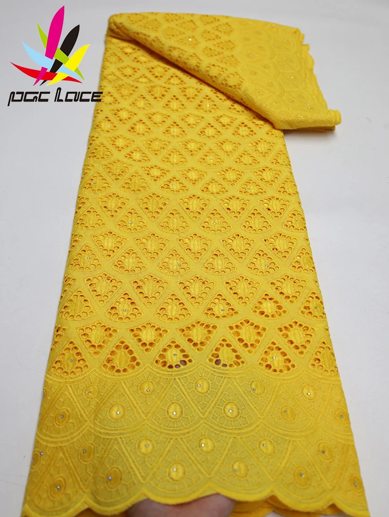 

PGC African Dry Lace Fabrics 2023 High Quality Solf Lace French Nigerian Lace With Stones Fabric For Wedding Dress LY1591