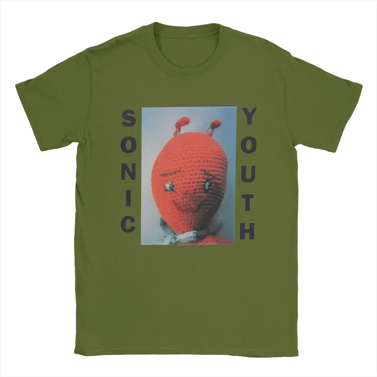 thumbnail image 1 of Camisetas de Sonic Youth para hombre, camisetas de algodón, camisetas novedosas de manga corta con cuello redondo, camisetas de fiesta, 1 of 5