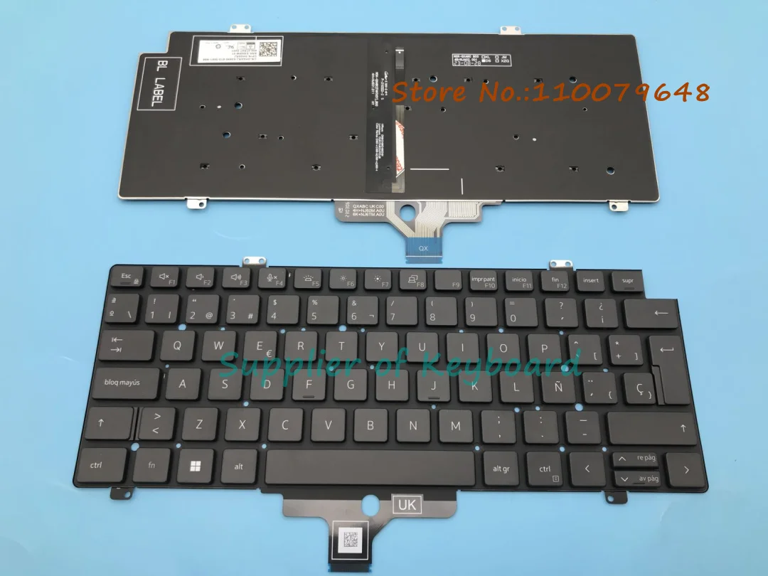 Nuovo Per Dell Latitude 7420 7430 7520 7530 5420 5421 5430 5431 5440 Tastiera Spagnola Latina Retroilluminata