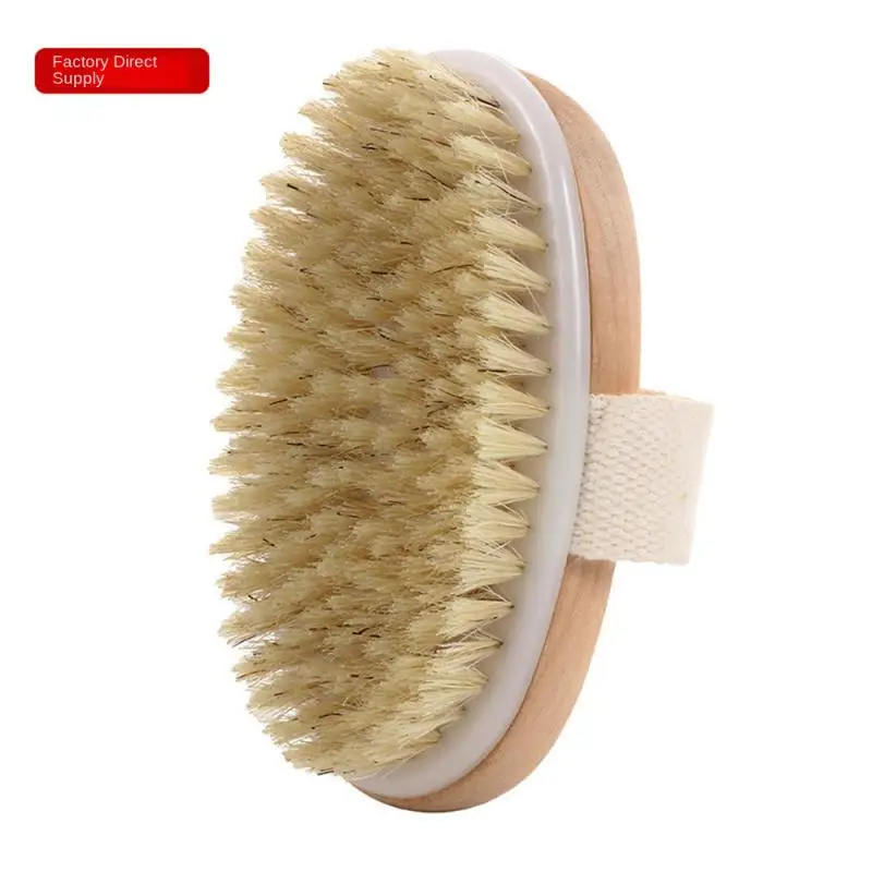 Dry Body Brushes Exfoliating Body Scrubbers Natural Bristles for Dry Skin Improve Circulation Stop Ingrown Hairs 5