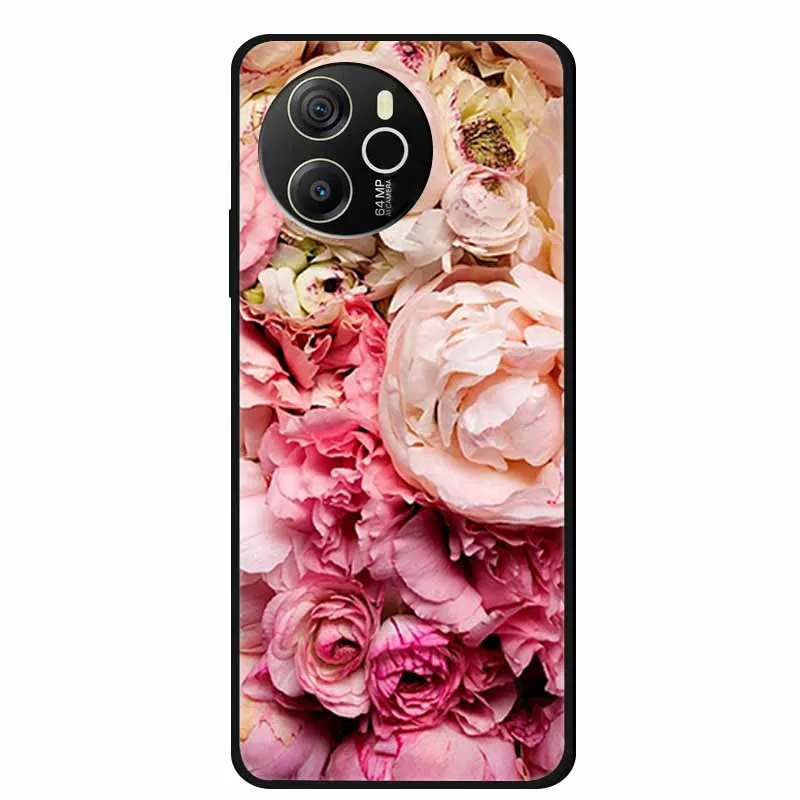 Black Silicone Soft Back Protective Case Cover