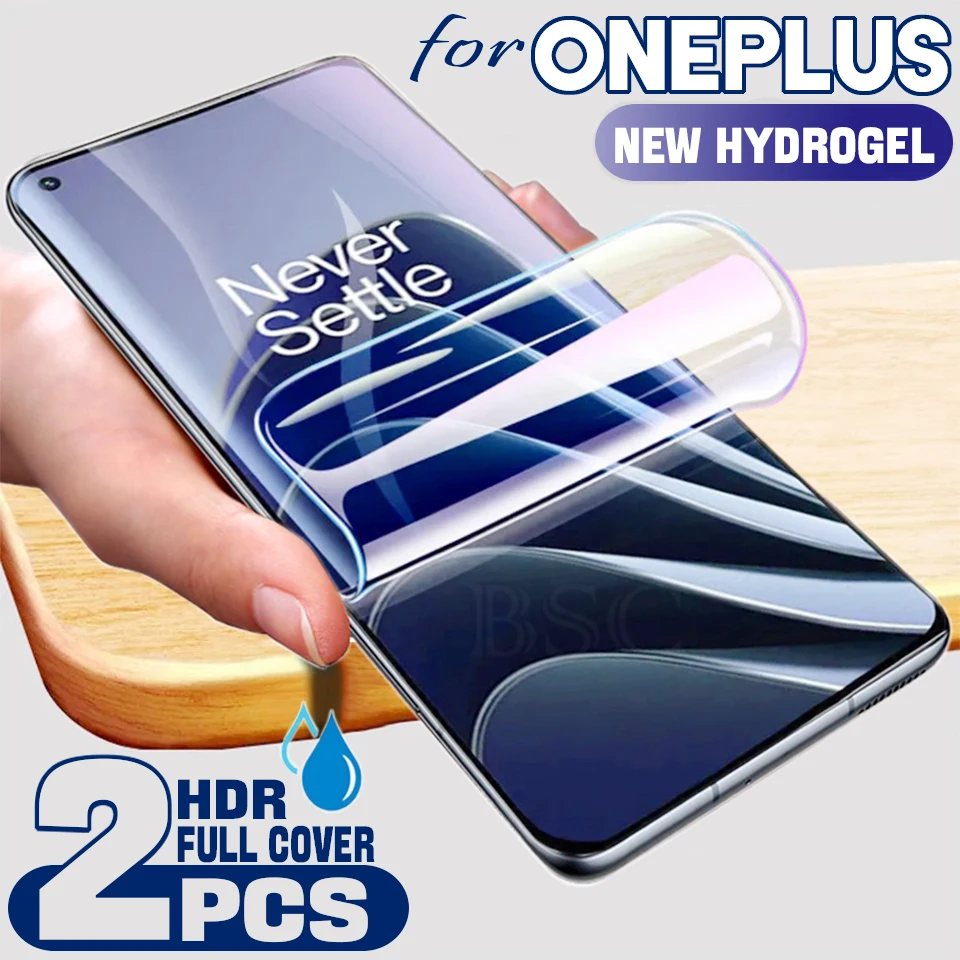 

2PCS Hydrogel Film on the Screen Protector For Oneplus 11 10 9 6 7 8 Pro Screen Protector For Oneplus 11 10 8t 9rt 10t Not Glass