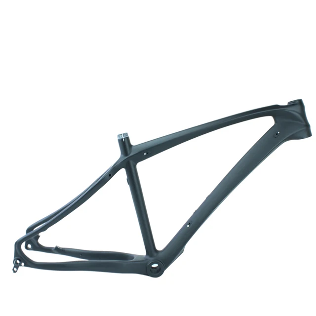 Cadre de vélo de montagne en carbone 27.5ER avec frein à disque, modèle à axe traversant, câblage interne, cadre de vélo en carbone T700 1