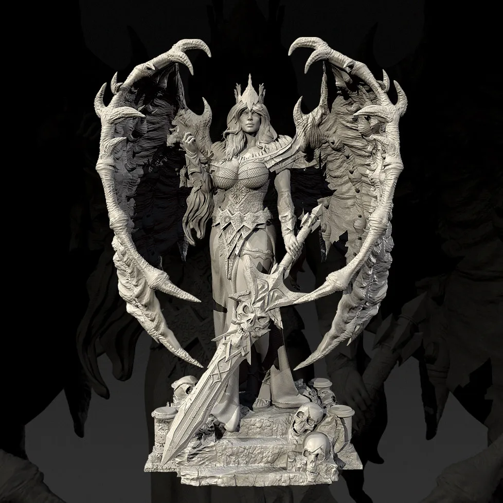 남자의 키 50mm 75mm 90mm 수지 모델 키트 피규어 무색 및 자체 조립(3D 프린팅) TD-7759/3D