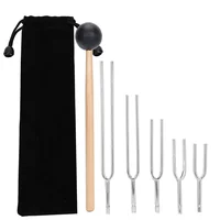 128HZ 256HZ 512HZ 1024HZ 2048HZ Aluminum Alloy Tuning Fork Sound Healing Tool Set Tuning Fork Sound Healing Tool Set 1