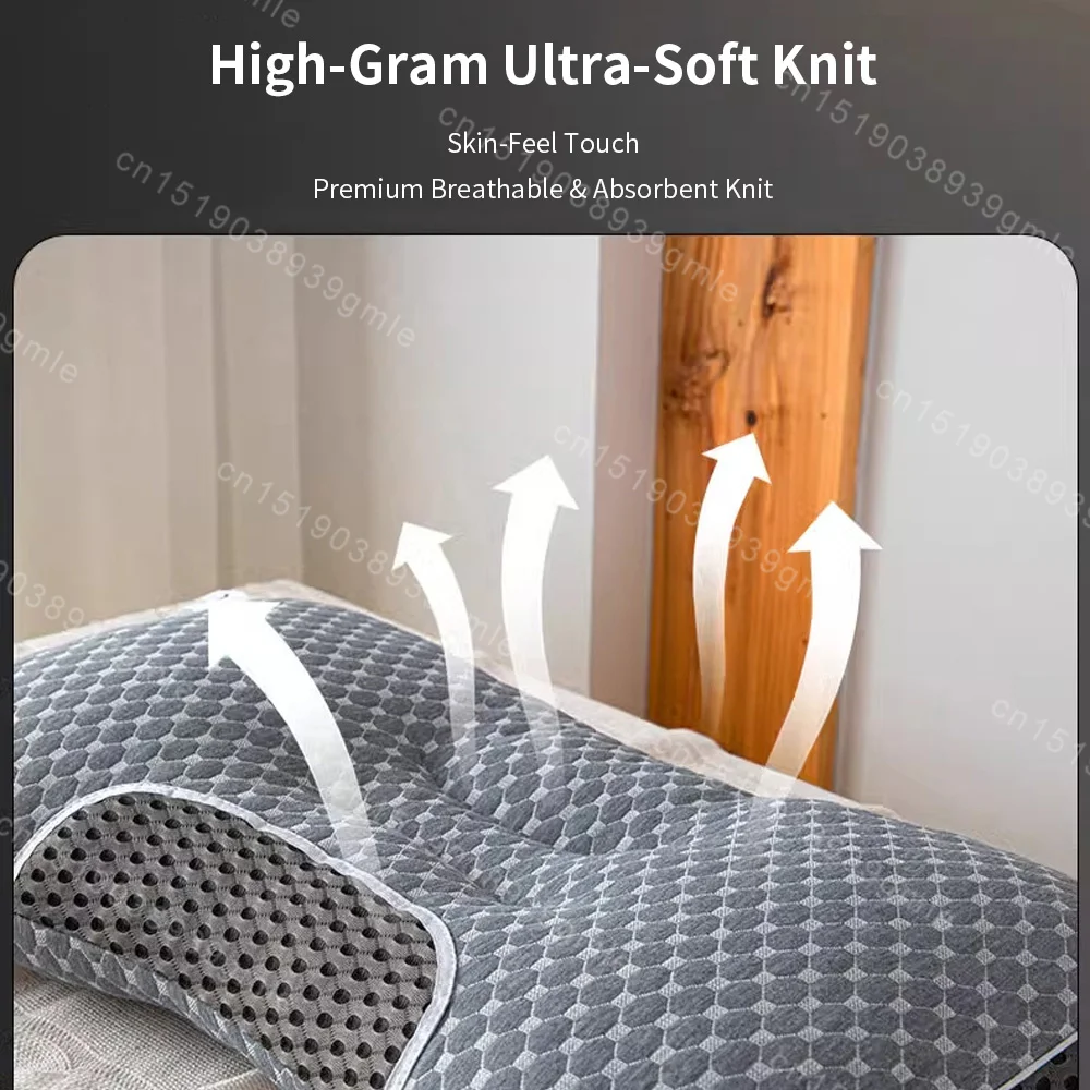 Neck Pillow Special Support for Cervical Vertebra Help Sleep Home Student Sleeping Pillow Core Does Not Collapse and Deformation