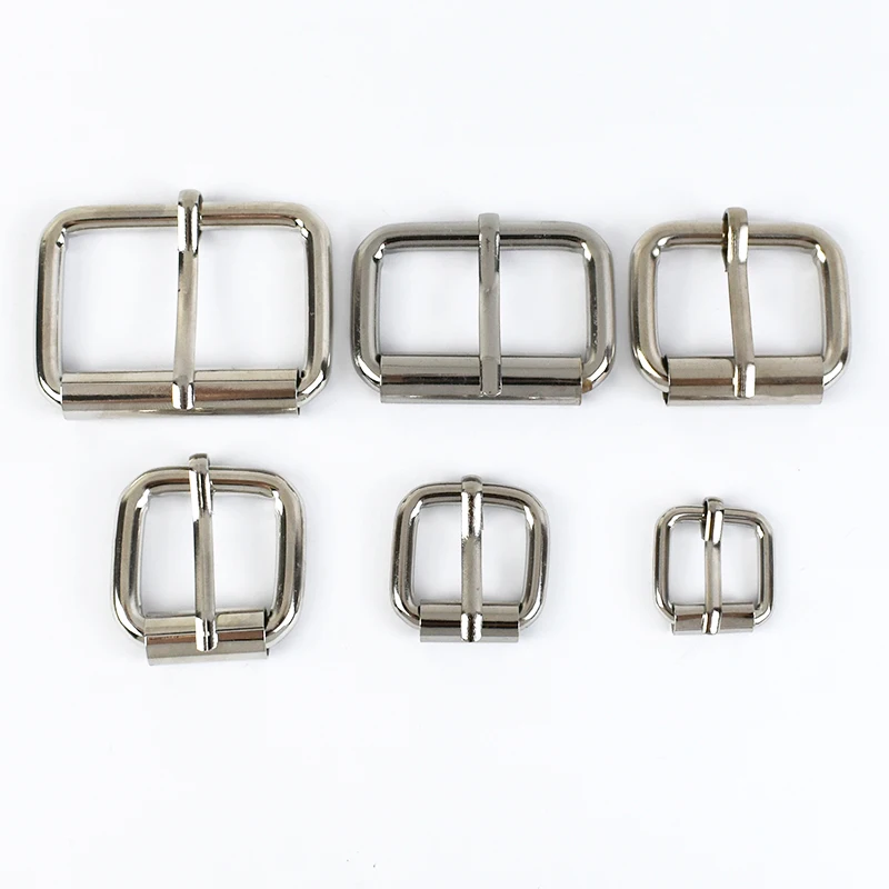 20-Piece Set of Metal Rectangle Pin Buckles for Straps and Accessories