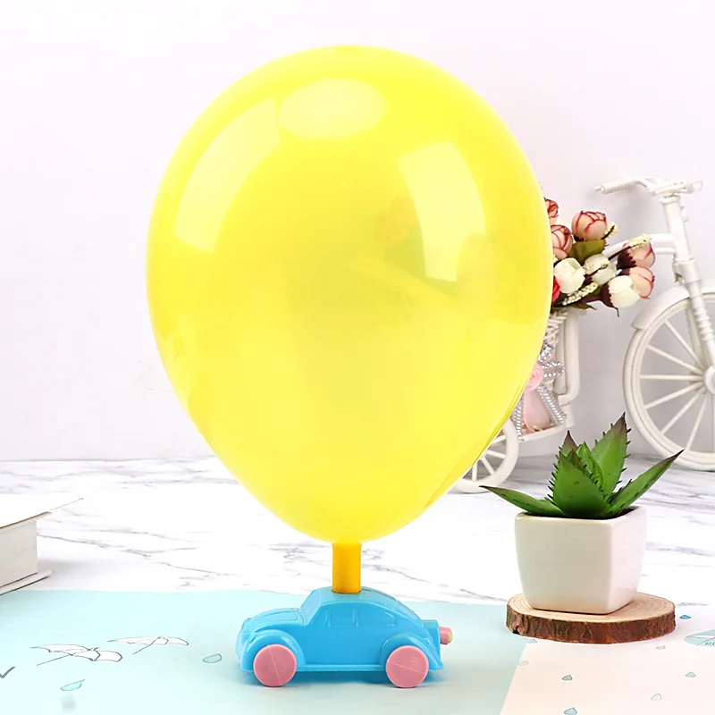 1-10Pcs Creative Balloon Powered Car Toys for Children Party Favors Kids Learning Educational Toys Goodie Bag Pinata Fillers