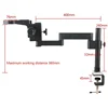 3.5-180X Parfocal Simul-Focus Trinocular Stereo Microscope Rotation Articulating Arm 55MP 48MP 4K 1080P Camera Digital Image 6