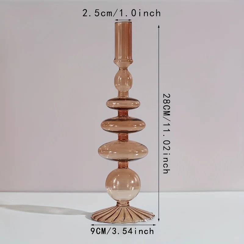 Nordic Glass Candle Holder & Vase