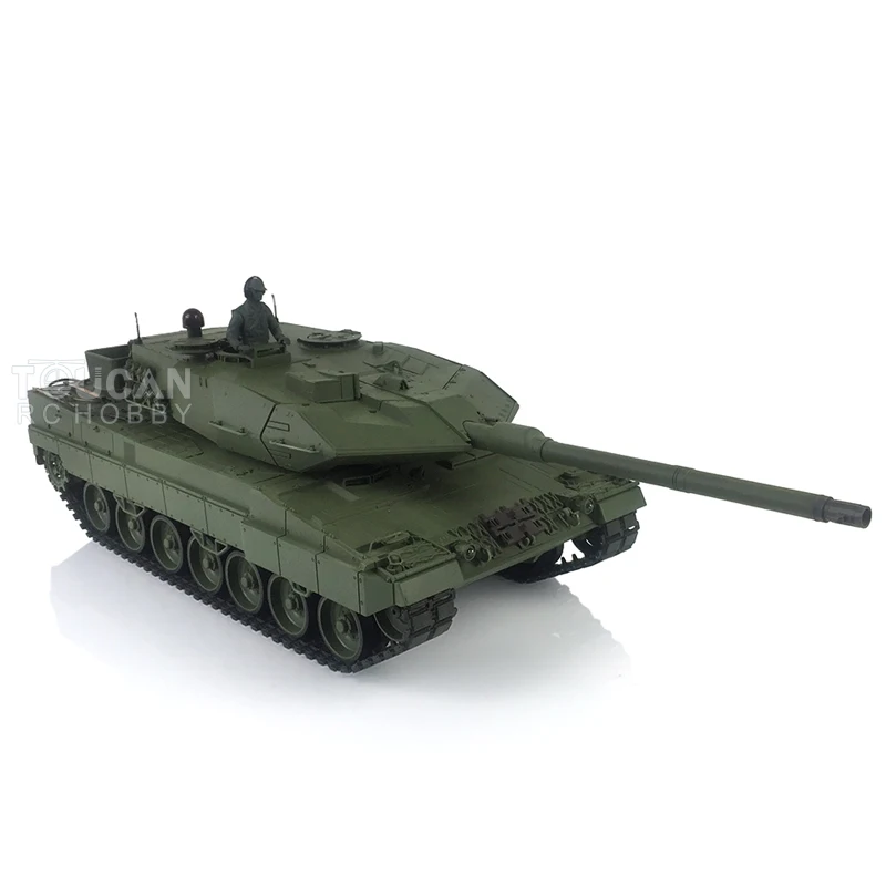 HENG LONG 3889 1/16 TK7.0 RTR 원격 조종 탱크 RC 팬저 독일 레오파드2A6 에어소프트 연기 IR 전투 금속 트랙 TH19259-SMT4