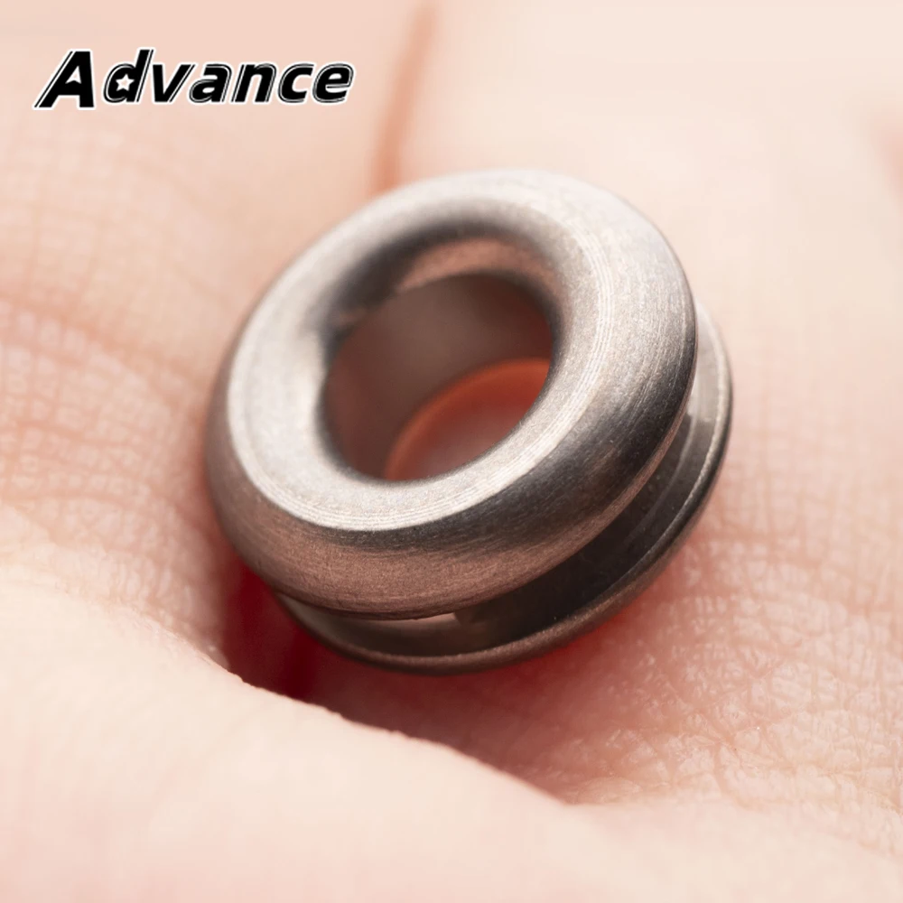 Mini Size Titanium Alloy Ring Bead Paracord Rope Beads Keychain DIY Pendant